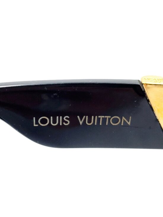 Louis Vuitton New Arrival My Fair Acetate Metal Gold Black Sunglasses Eyewear main image 6
